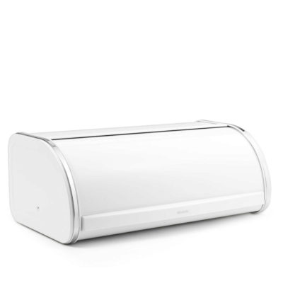 Brabantia Roll Top Bread Bin – White Brabantia Roll Top Bread Bin – White